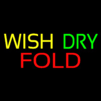 Yellow Wash Dry Fold Neontábla