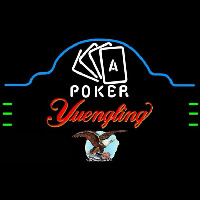 Yuengling Poker Ace Cards Beer Sign Neontábla