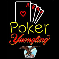 Yuengling Poker Ace Series Beer Sign Neontábla