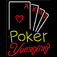 Yuengling Poker Ace Series Beer Sign Neontábla
