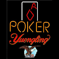 Yuengling Poker Squver Ace Beer Sign Neontábla