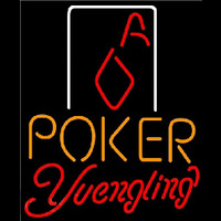 Yuengling Poker Squver Ace Beer Sign Neontábla