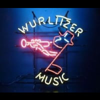 wurlttzer music Neontábla